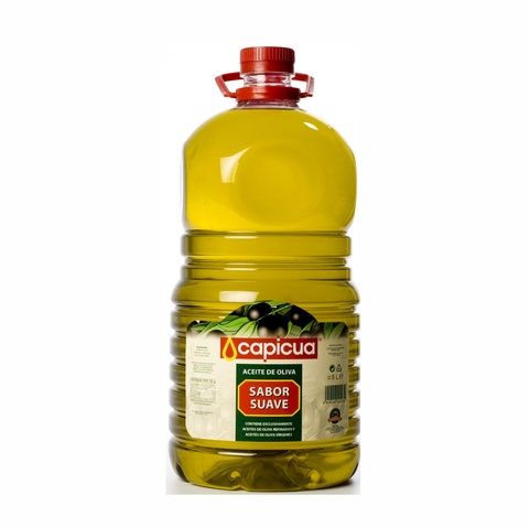 Aceite de Oliva Suave Capicua PET 5l. - Bebalia - distribución de bebidas y  alimentación