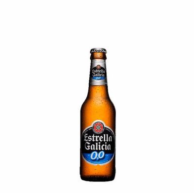 Estrella Galicia 0'0 vidrio 20cl.