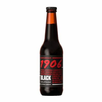 1906 Black Coupage vidrio 33cl.