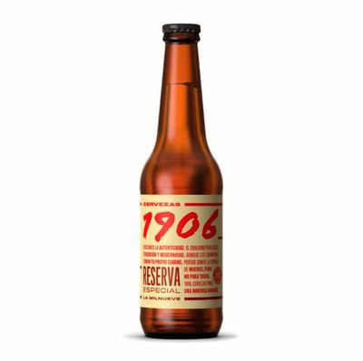 1906 Reserva Especial vidrio 33cl.