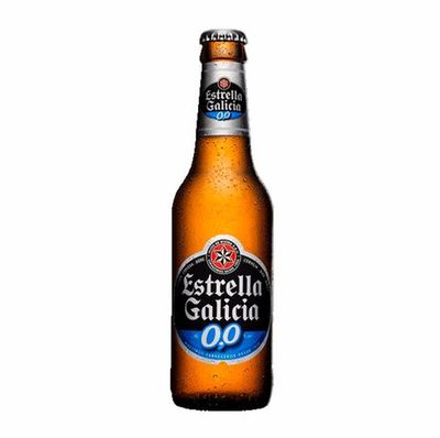 Estrella Galicia 0'0 vidrio 33cl. 